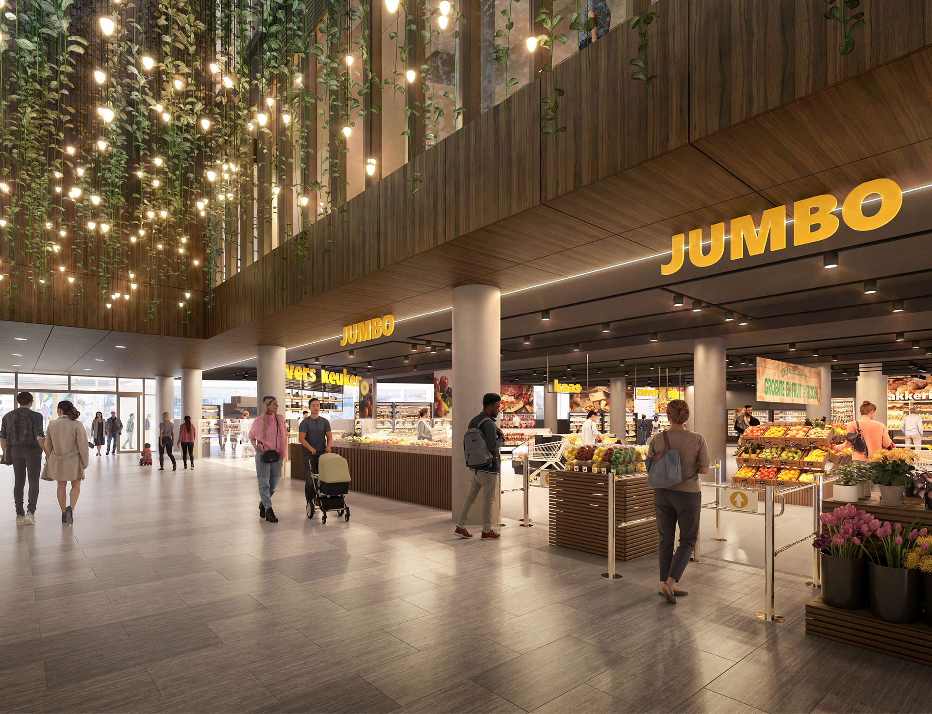 Supermarkten en dagelijkse voorzieningen in het Kaapkwartier